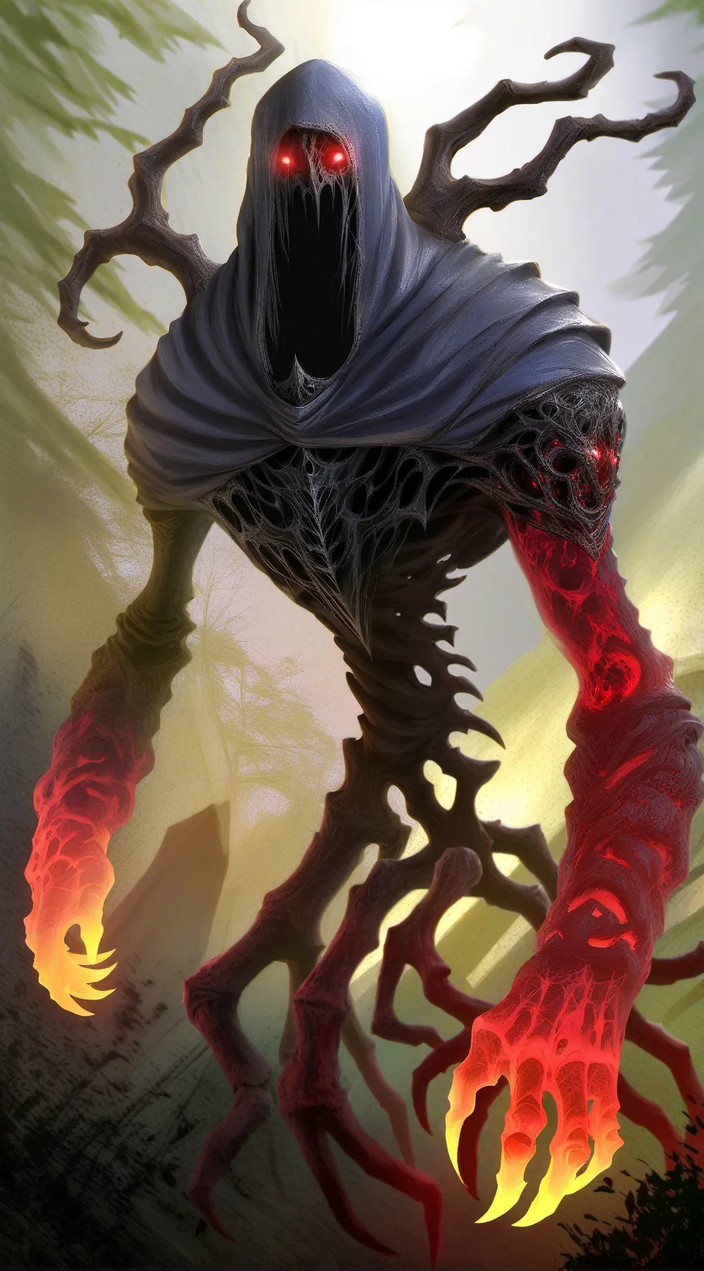 ai character: the deep dark empo background