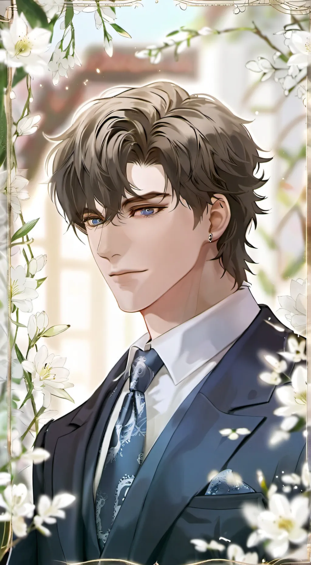 ai character: my crush again~~ background
