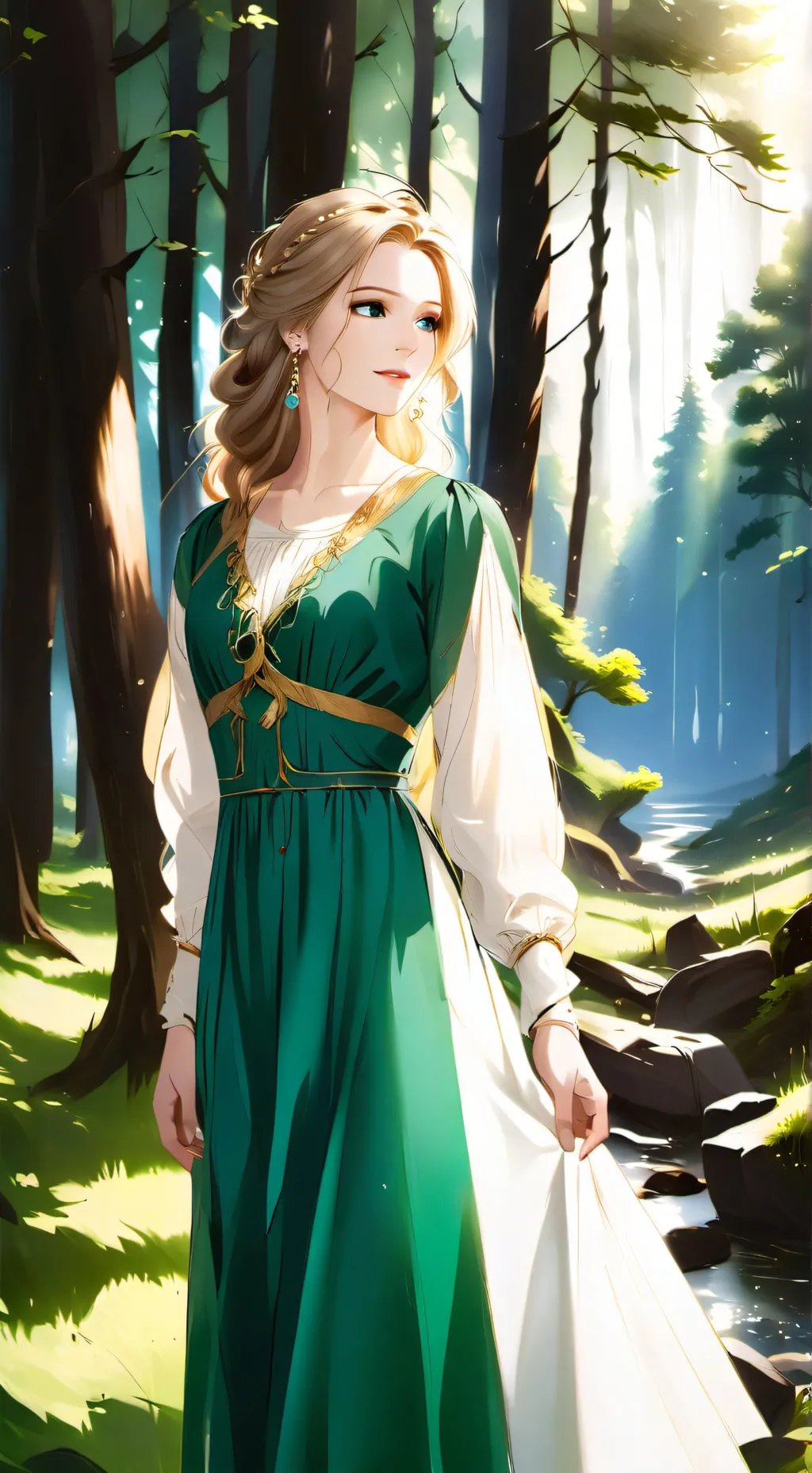 ai character: Briana  background