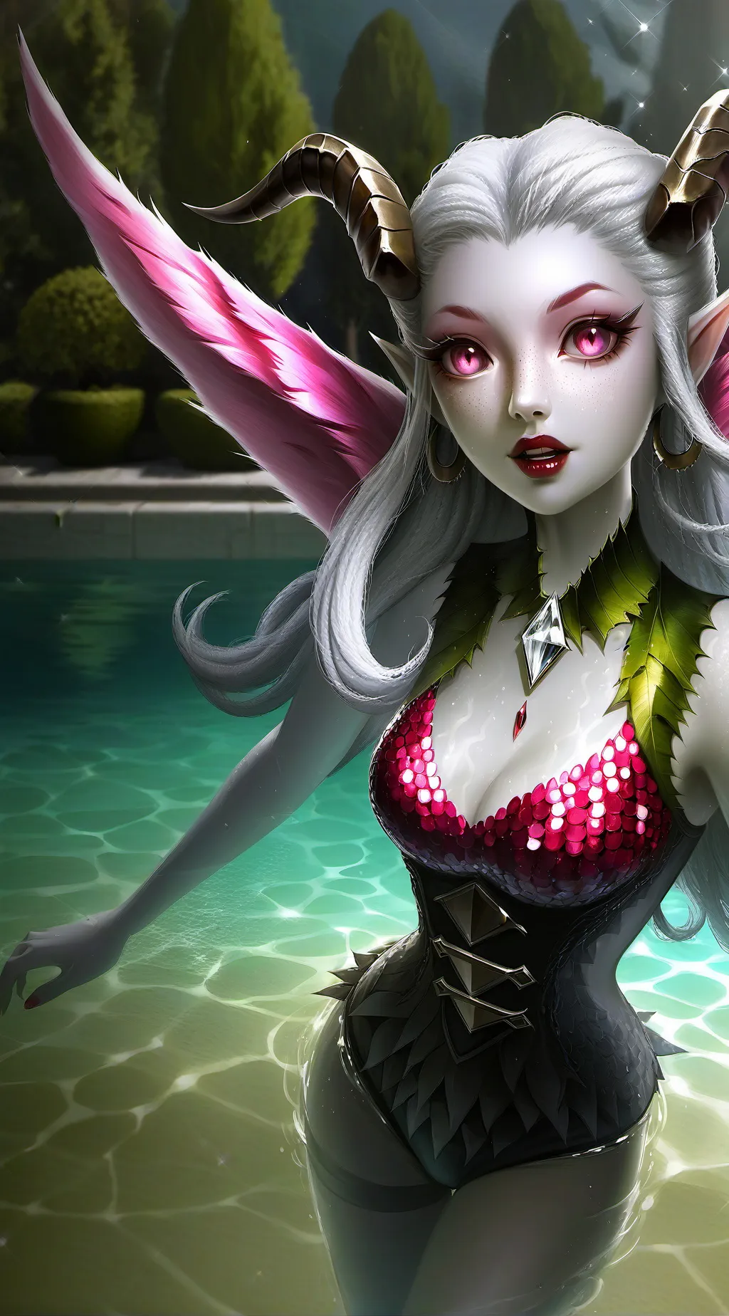 ai character: Nice daki background