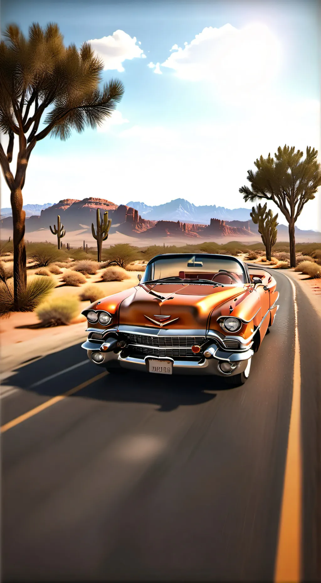 ai character: DP Road trip background