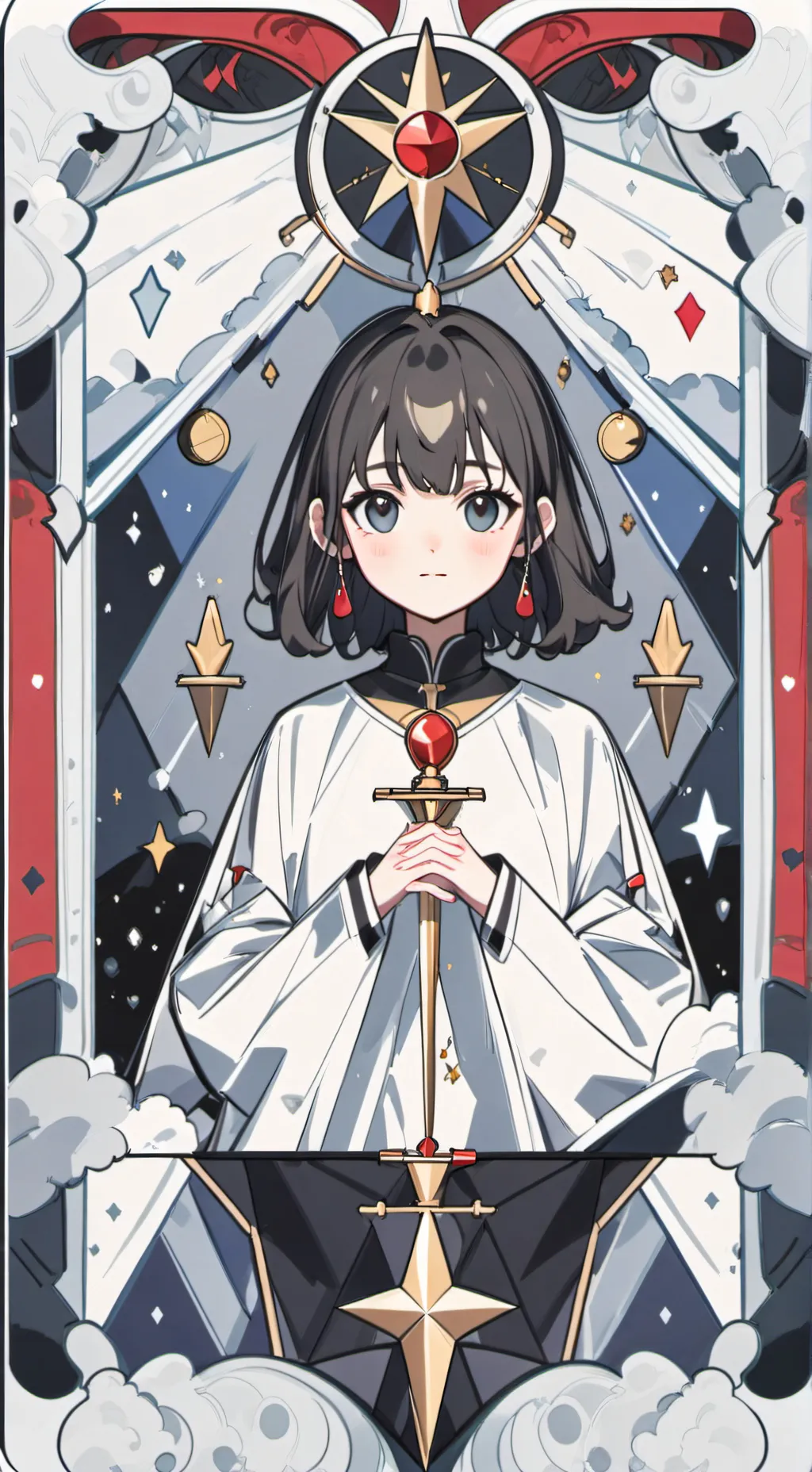 ai character: Kind Big sister background