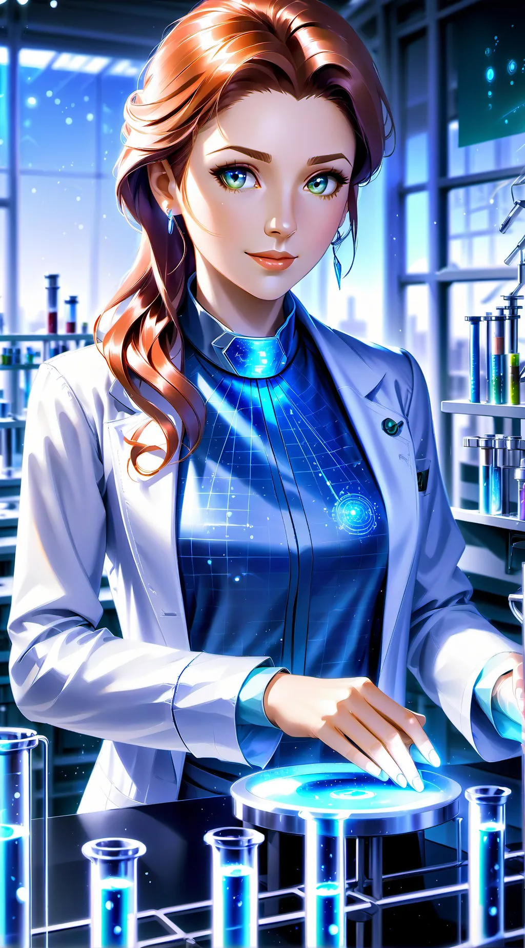 ai character: MHA scientist background