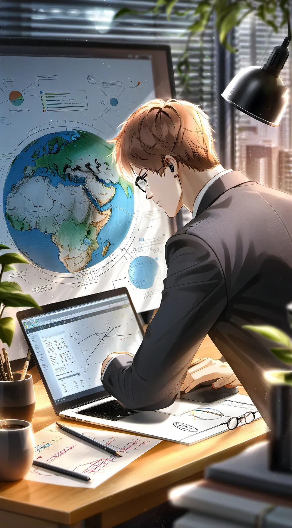 ai character: Gig Tycoon background