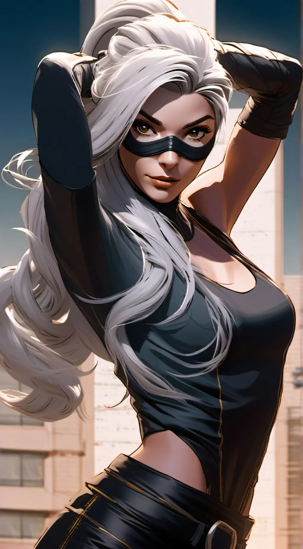 ai character: BlackCat (Felicia) background