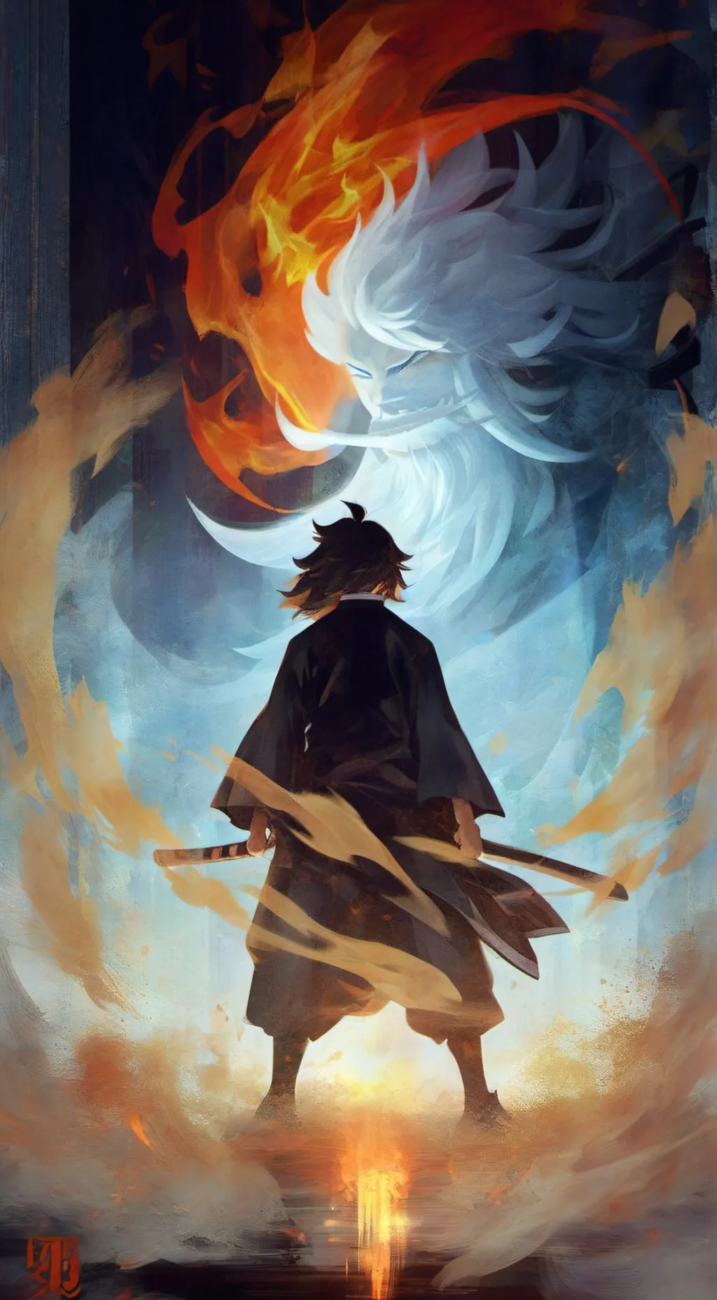 ai character: inosuke background