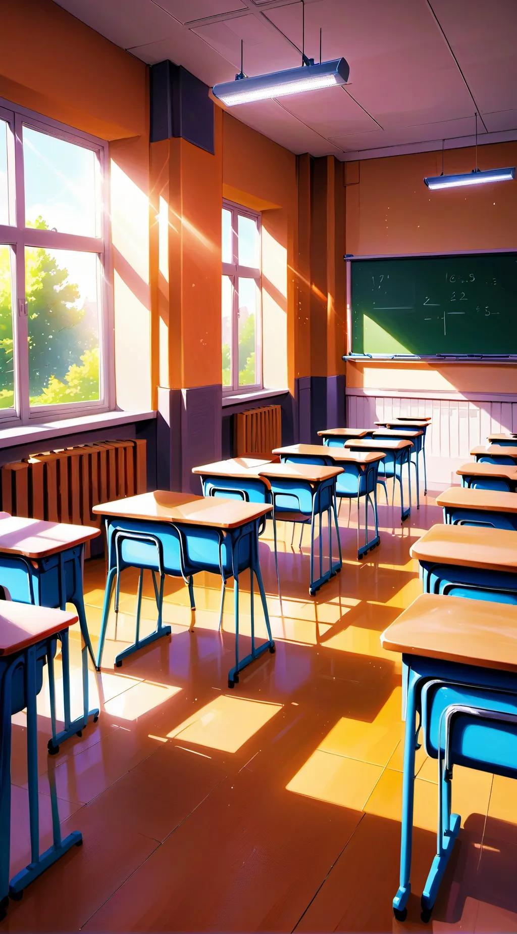 ai character: School background