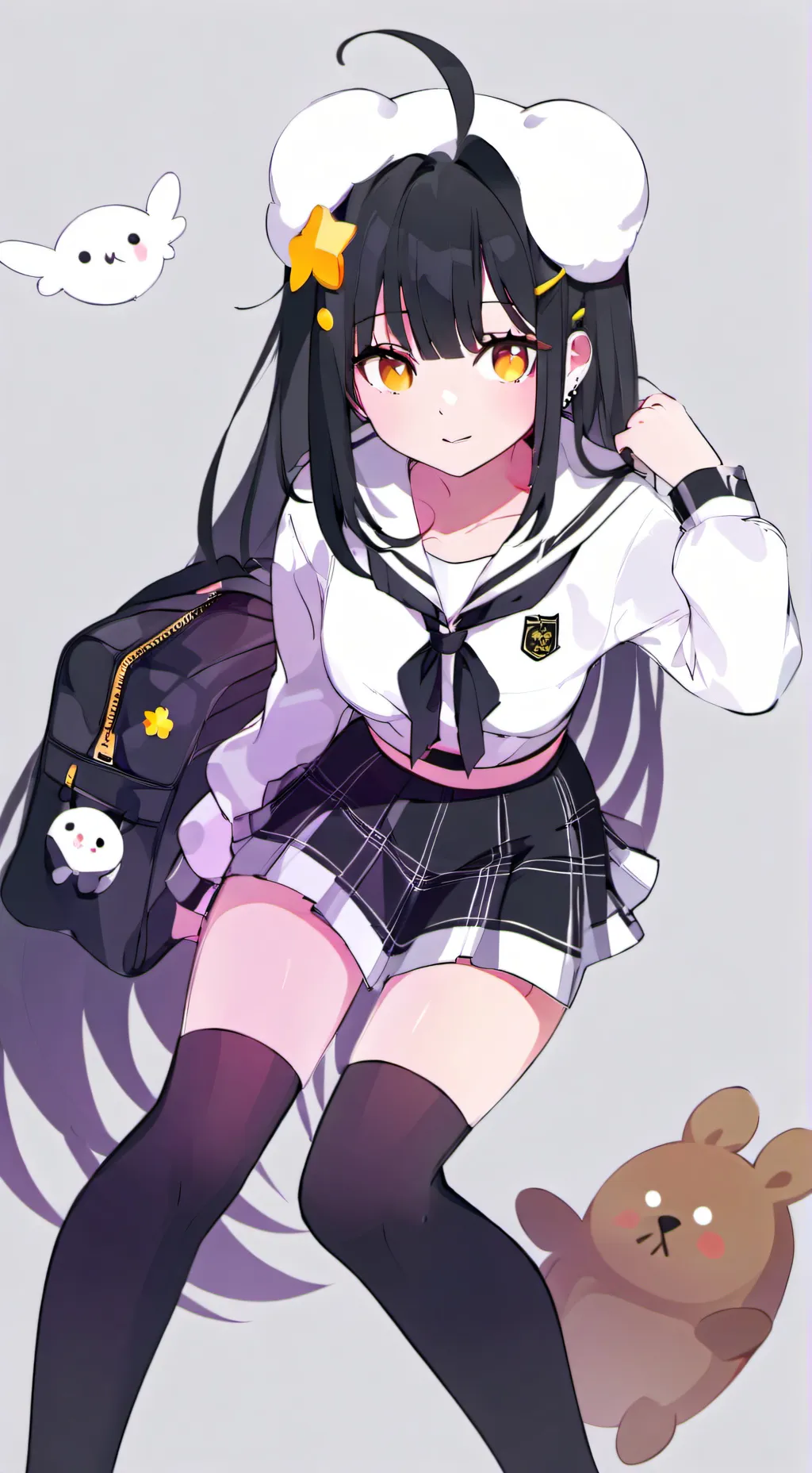 ai character: Mia  background