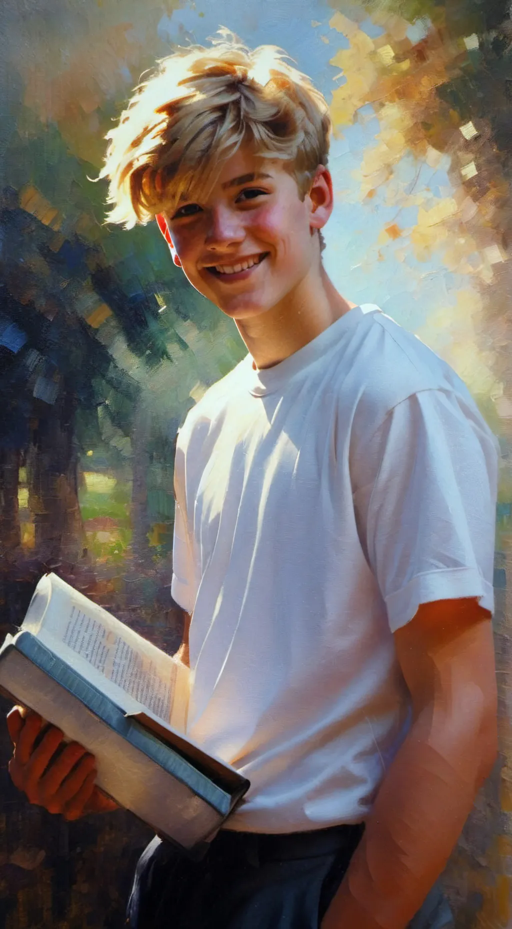 ai character: Mikey Blumberg background