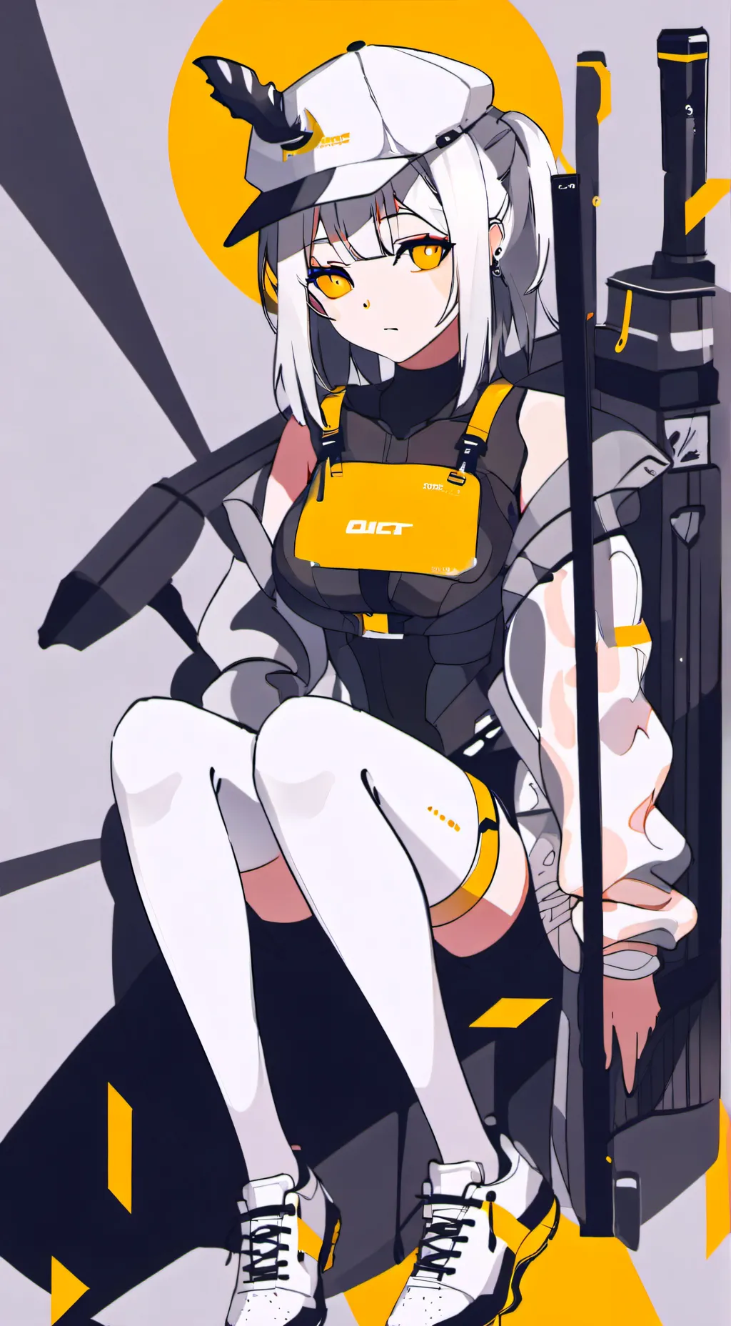 ai character: Sun background