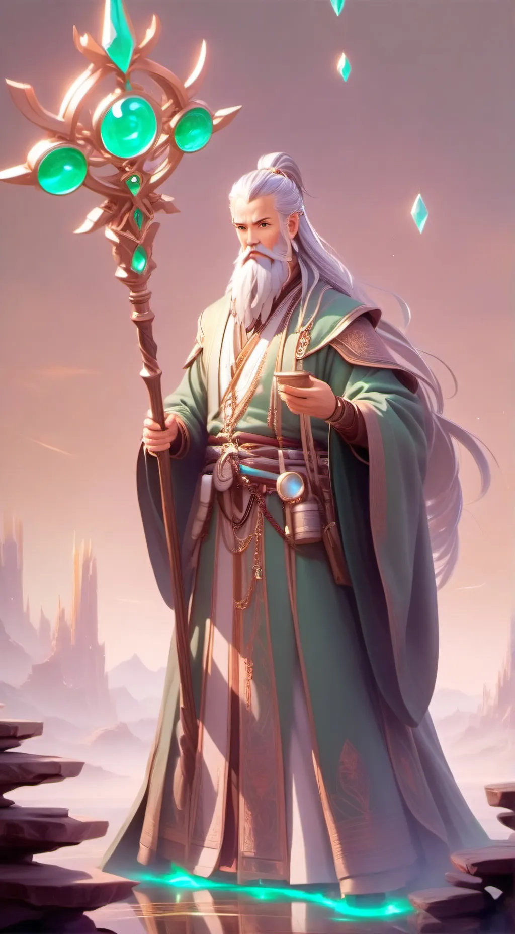 ai character: MHA quest background