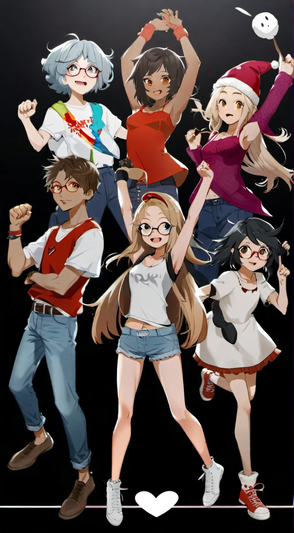 ai character: friends  background