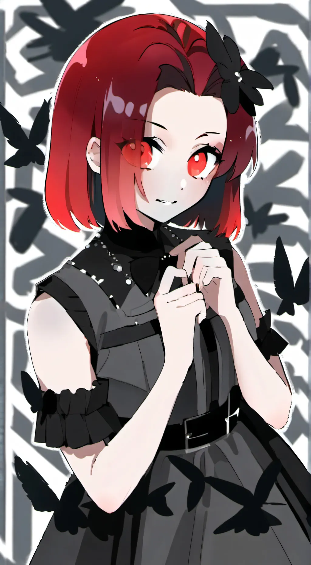 ai character: MHA [x] KNY! background