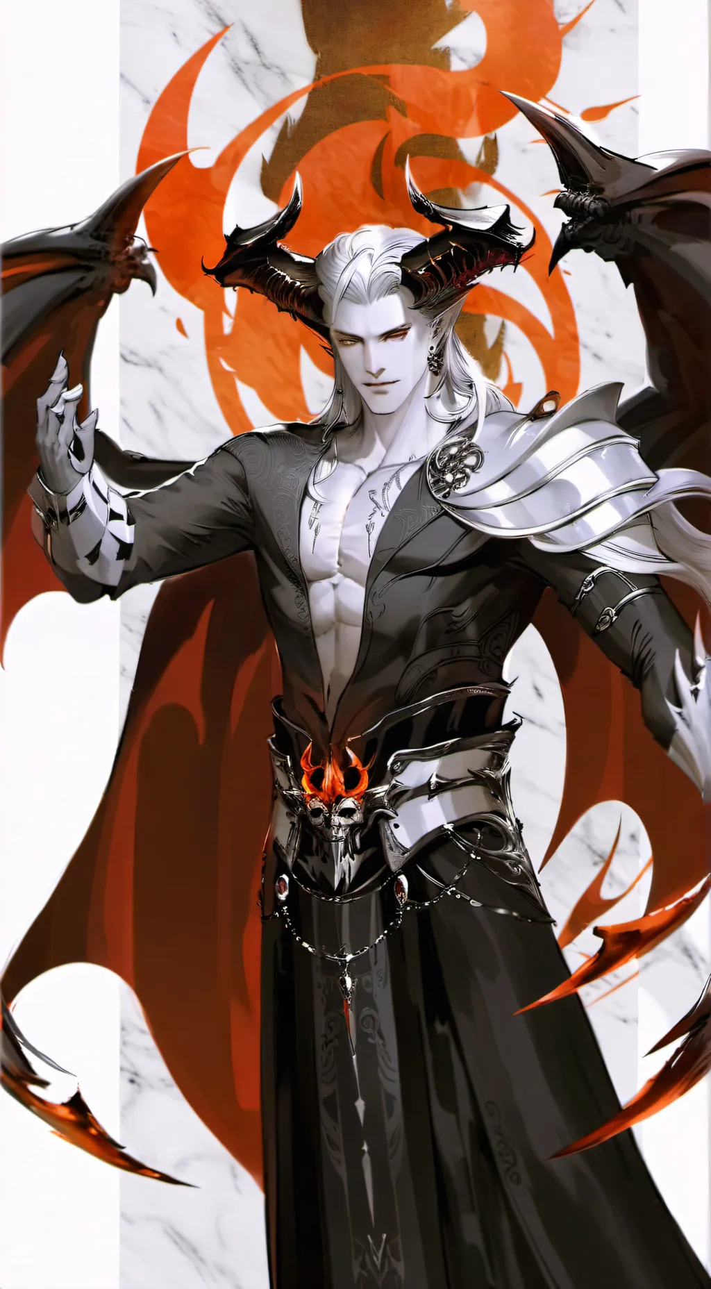 ai character: the demon king 👑 background