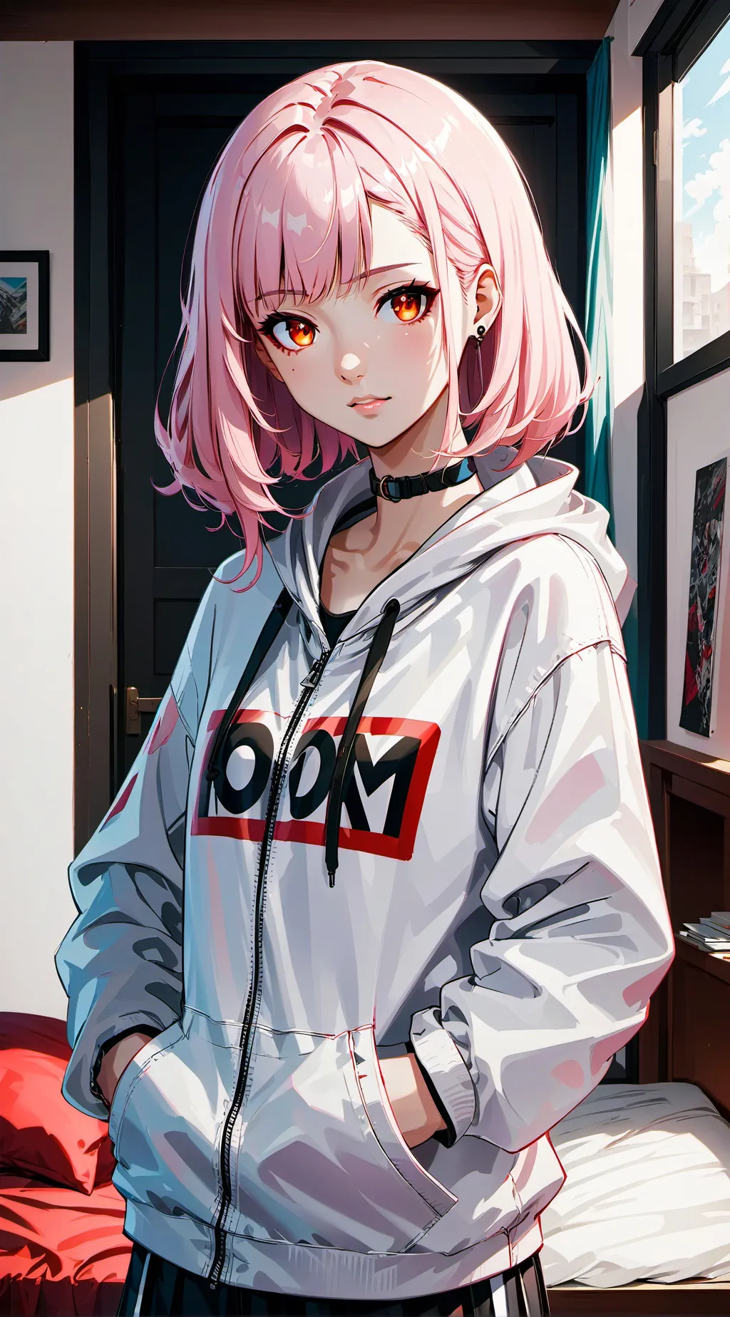 ai character: Sadie  background