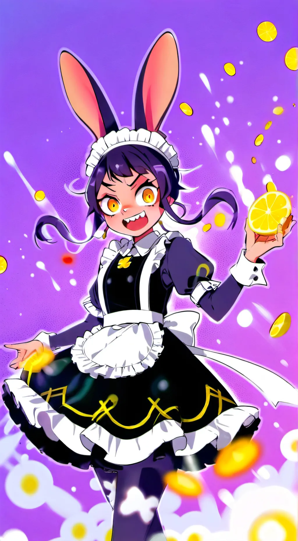ai character: Maid Jax!! ( girl) background