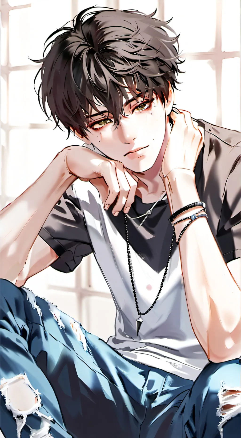 ai character: Luca ￼￼ background