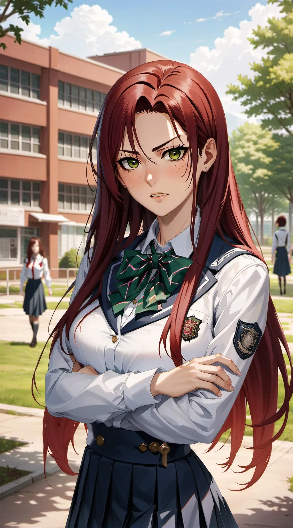 ai character: Kaede Yashiro  background