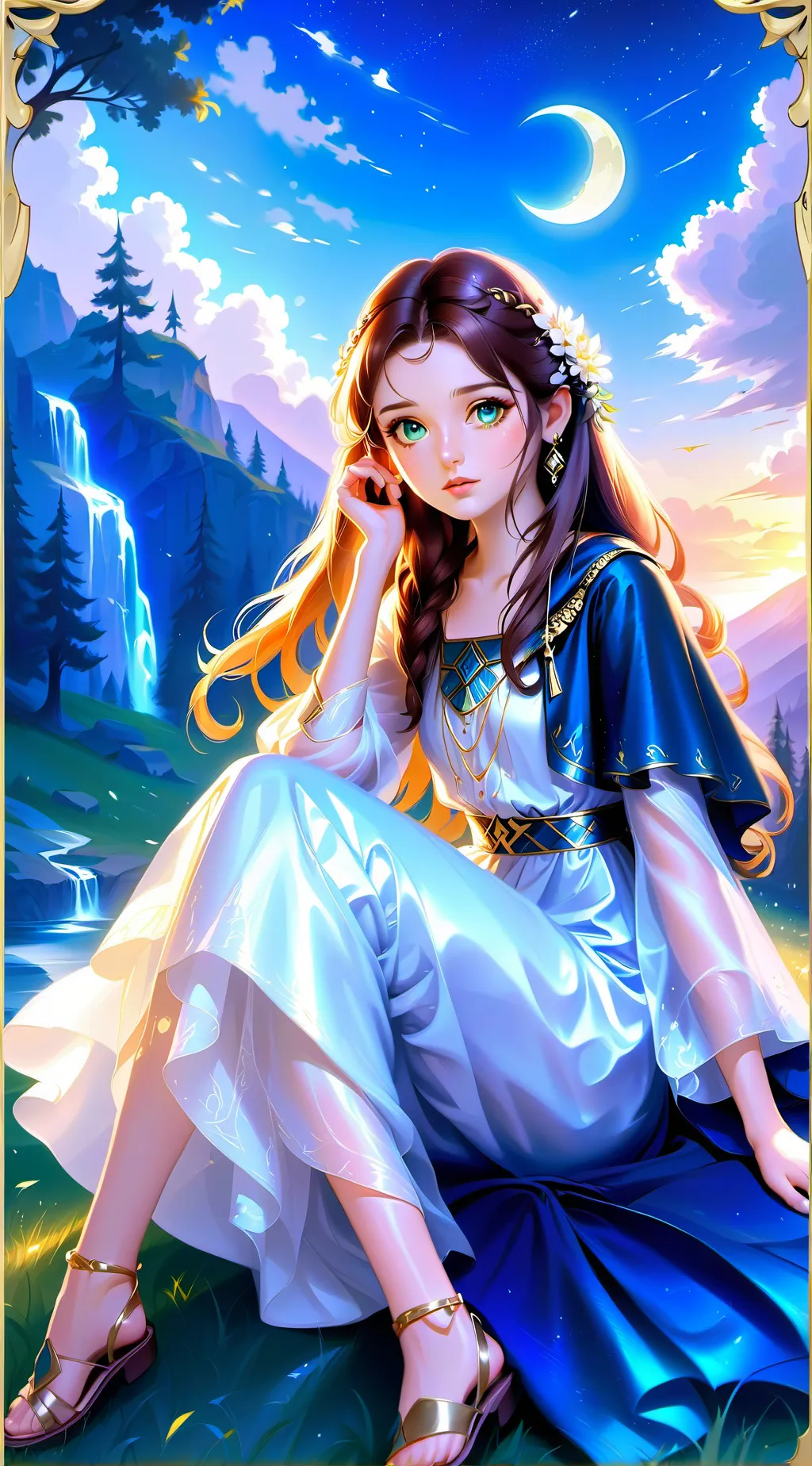 ai character: Blacksmith Katsuki background