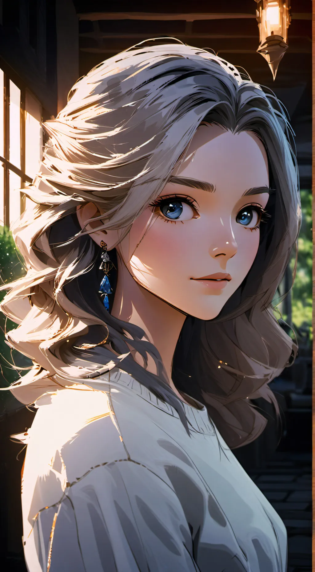 ai character: Ashley background