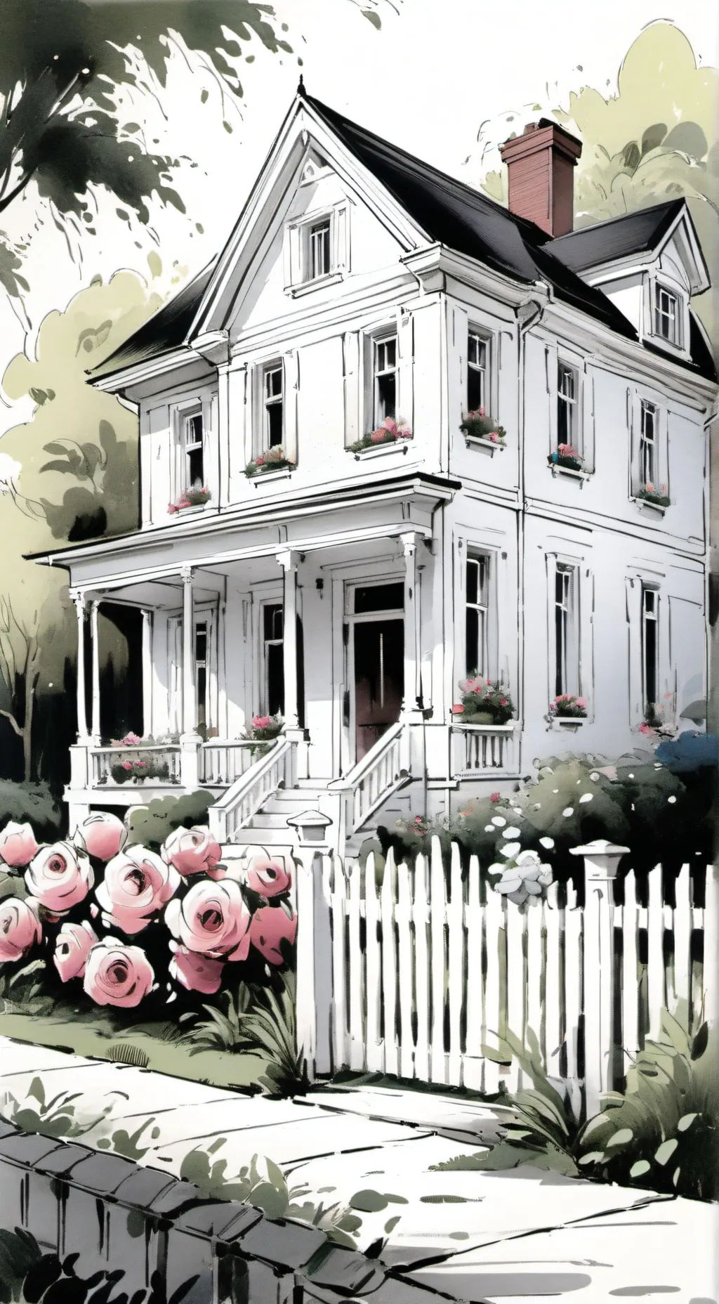 ai character: LIFE 😀 background