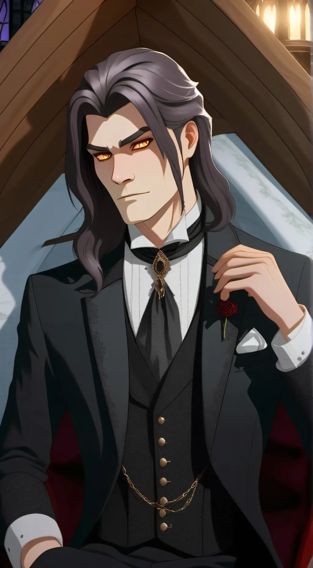 ai character: Lucian Blackthorn background