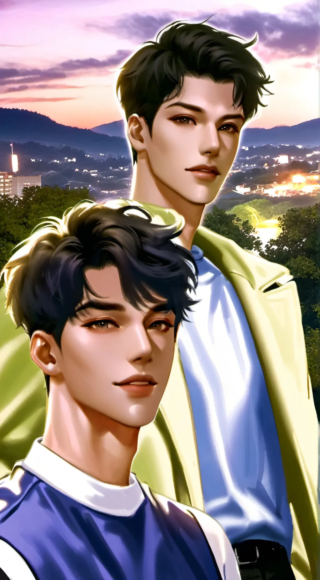 ai character: |||Tus primos||| background