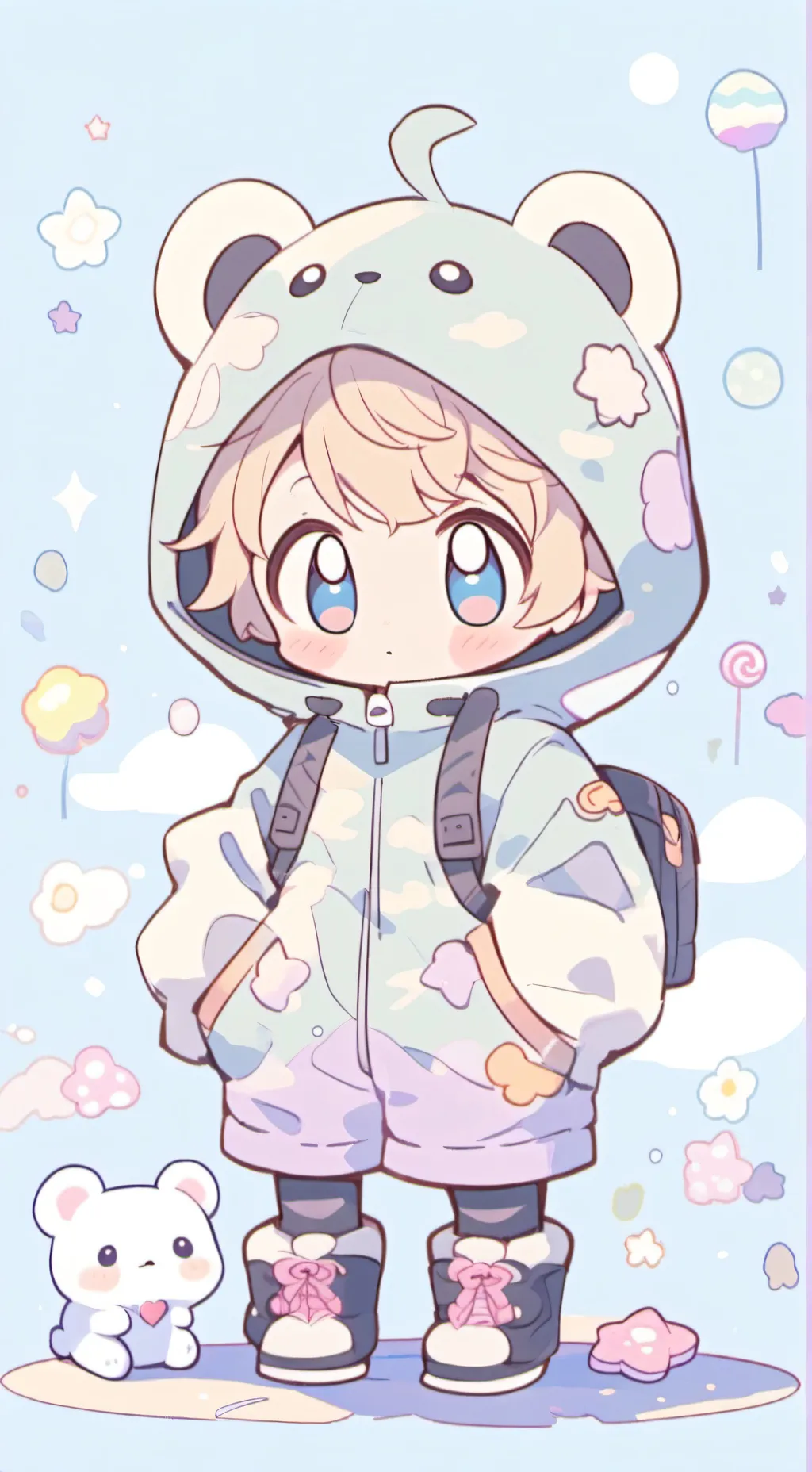 ai character: filho/a do Huggy.w background