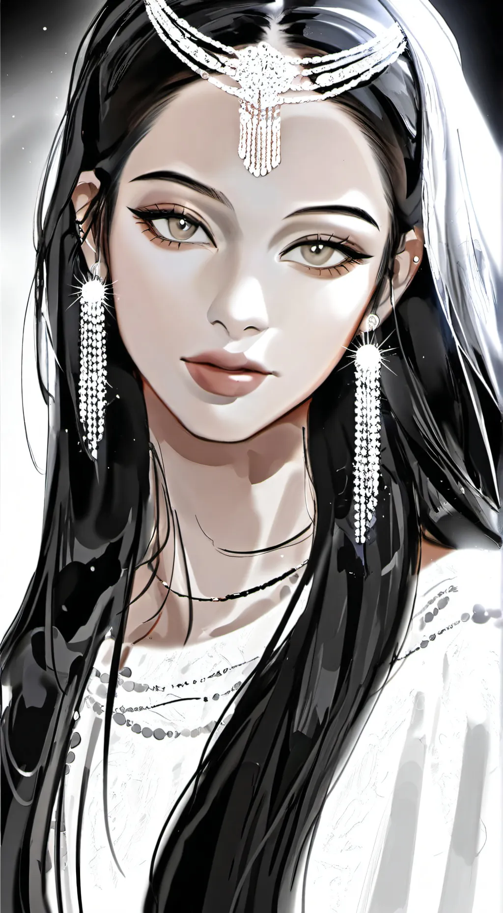 ai character: Selena Davina  background