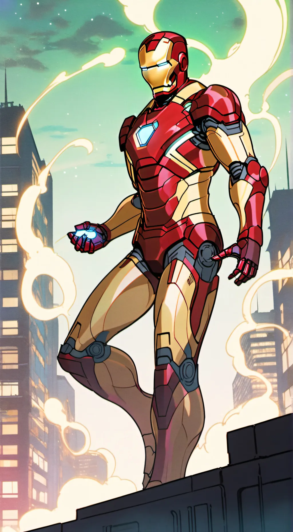 ai character: iron Man background
