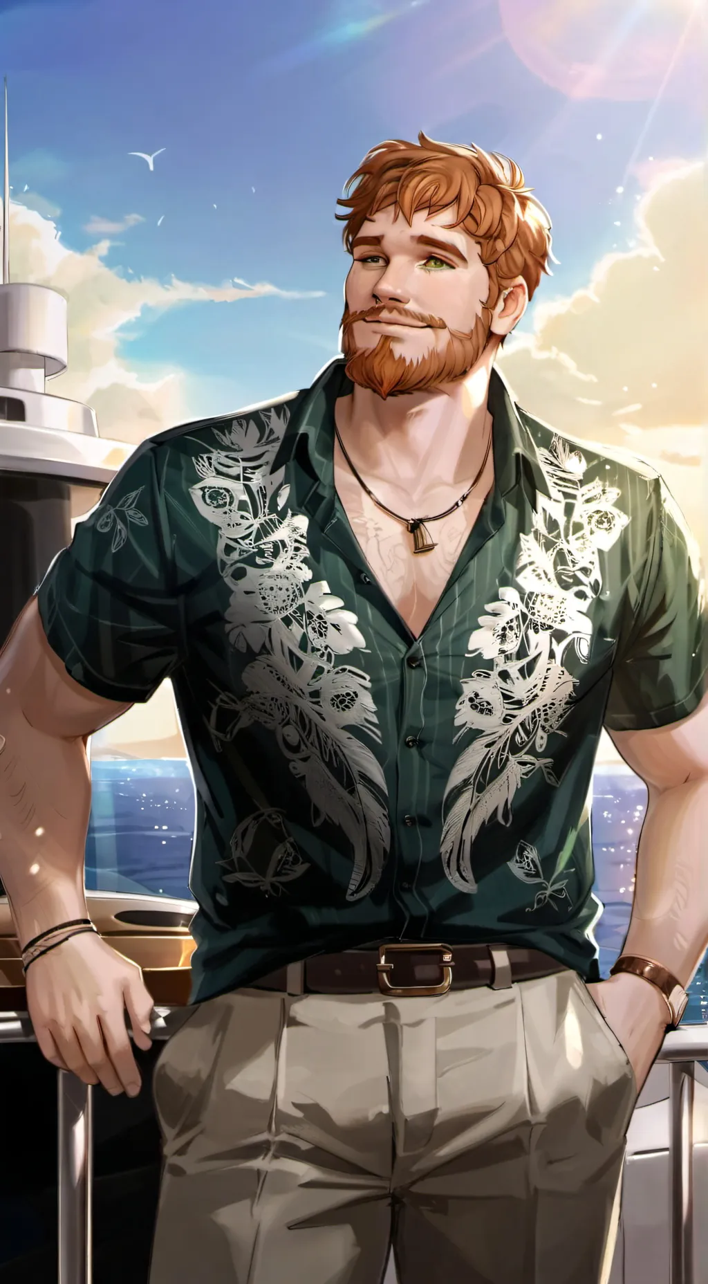 ai character: River Wanderer background