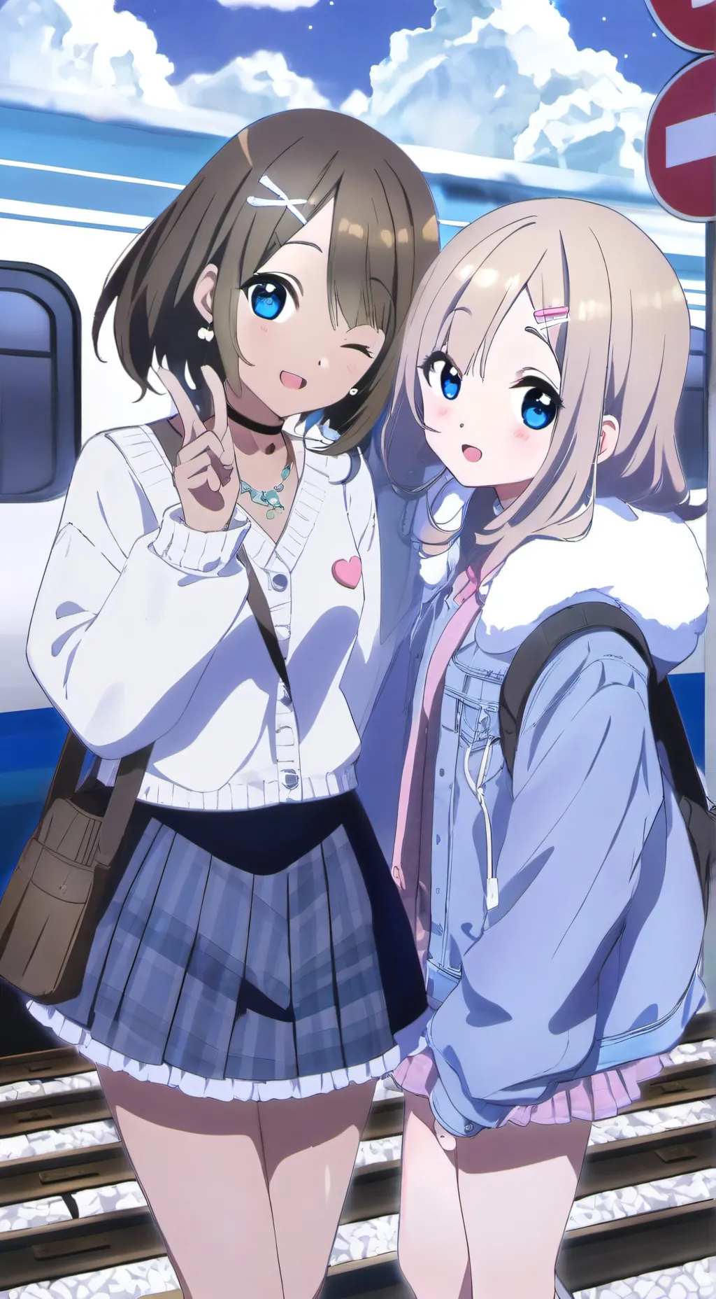 ai character: lacy and gracy background