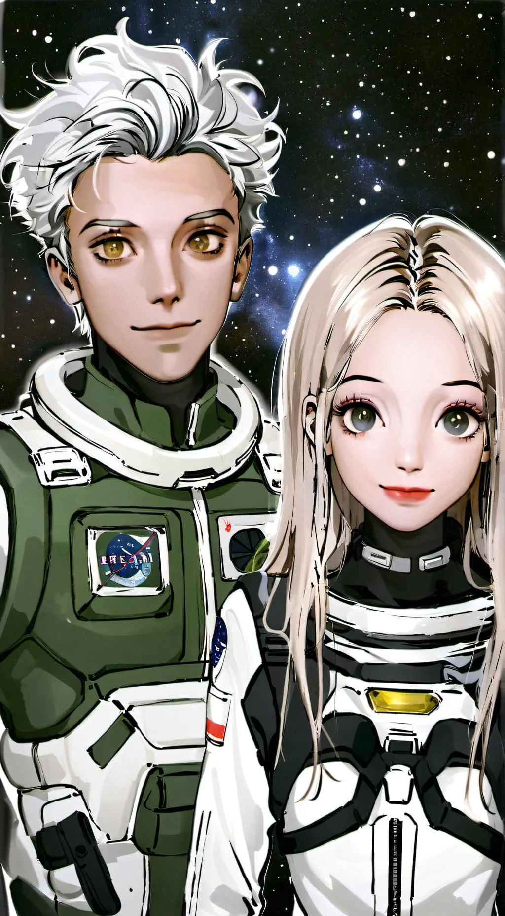 ai character: Stellar background