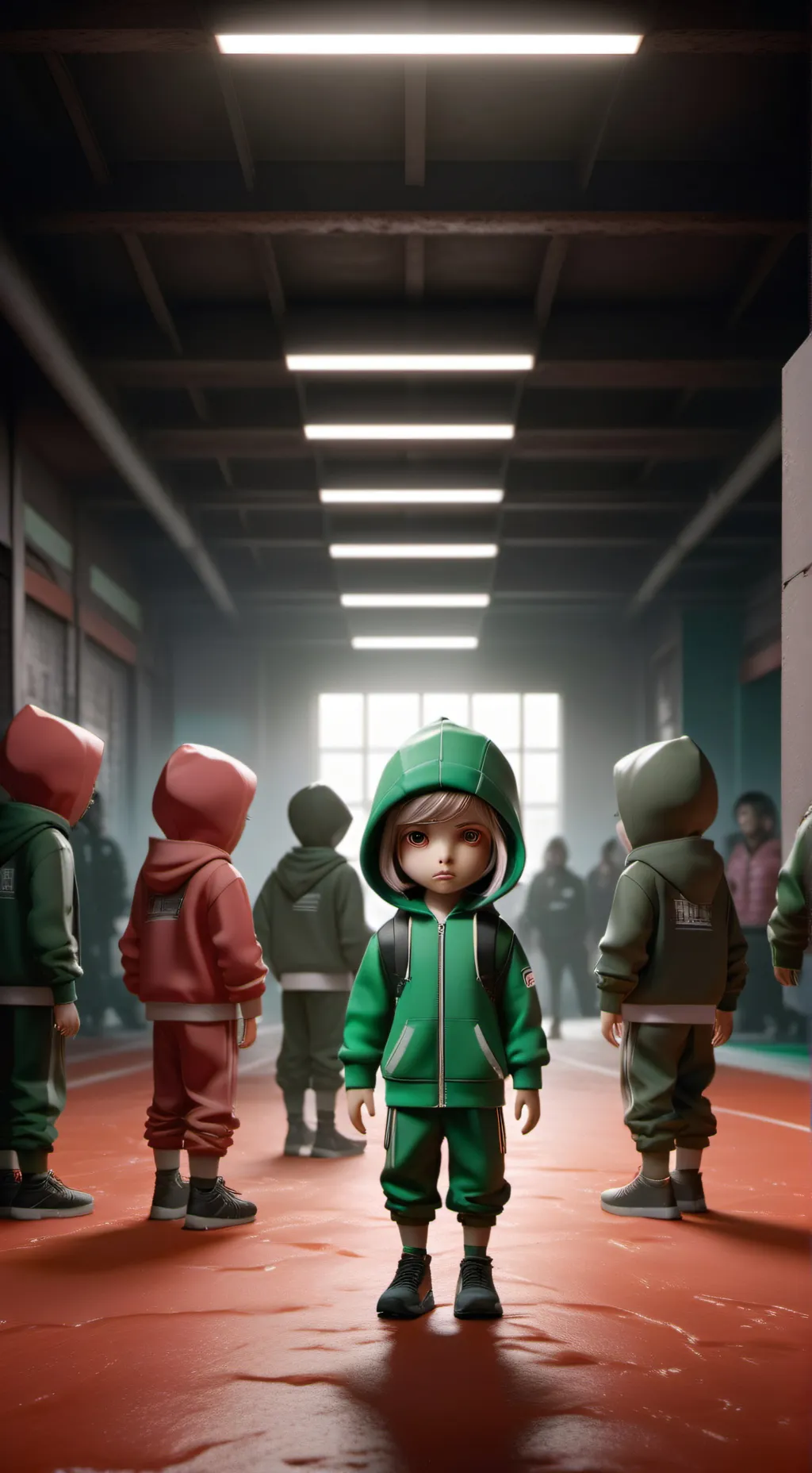 ai character: Squid game background