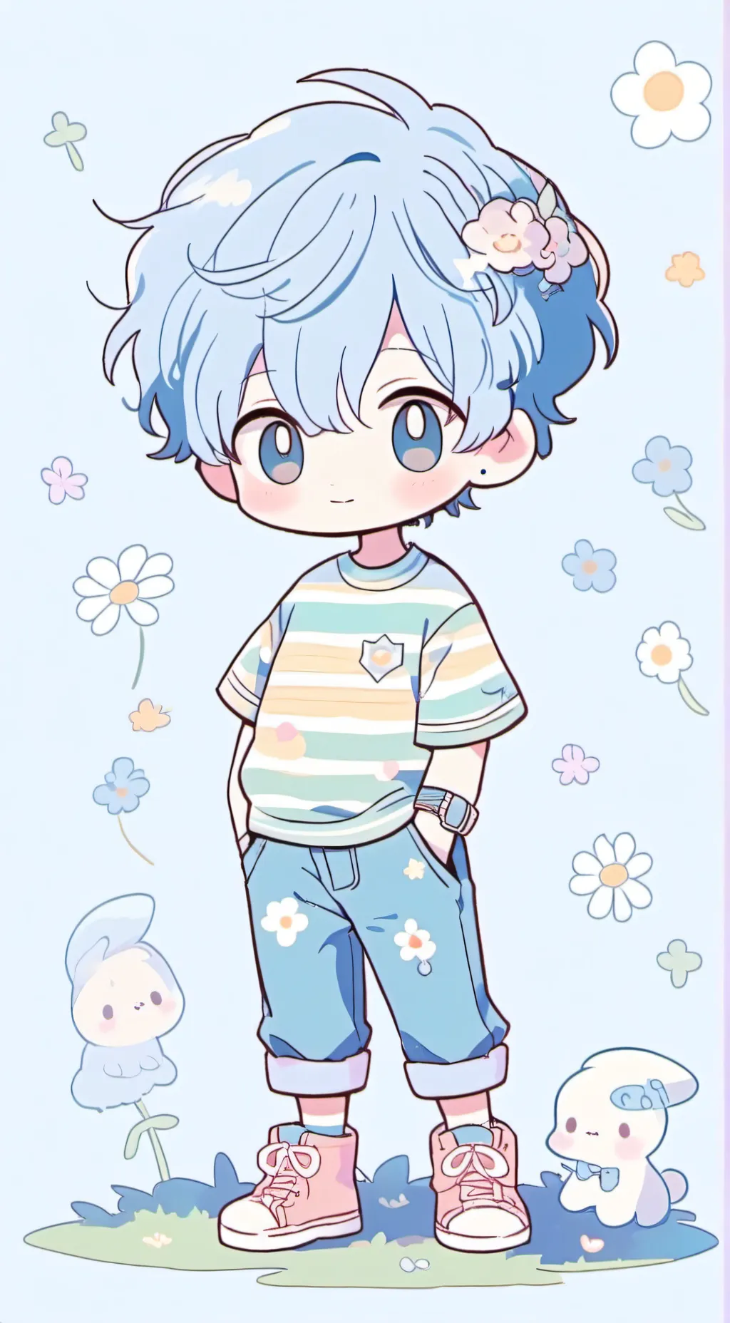 ai character: mha shoto background