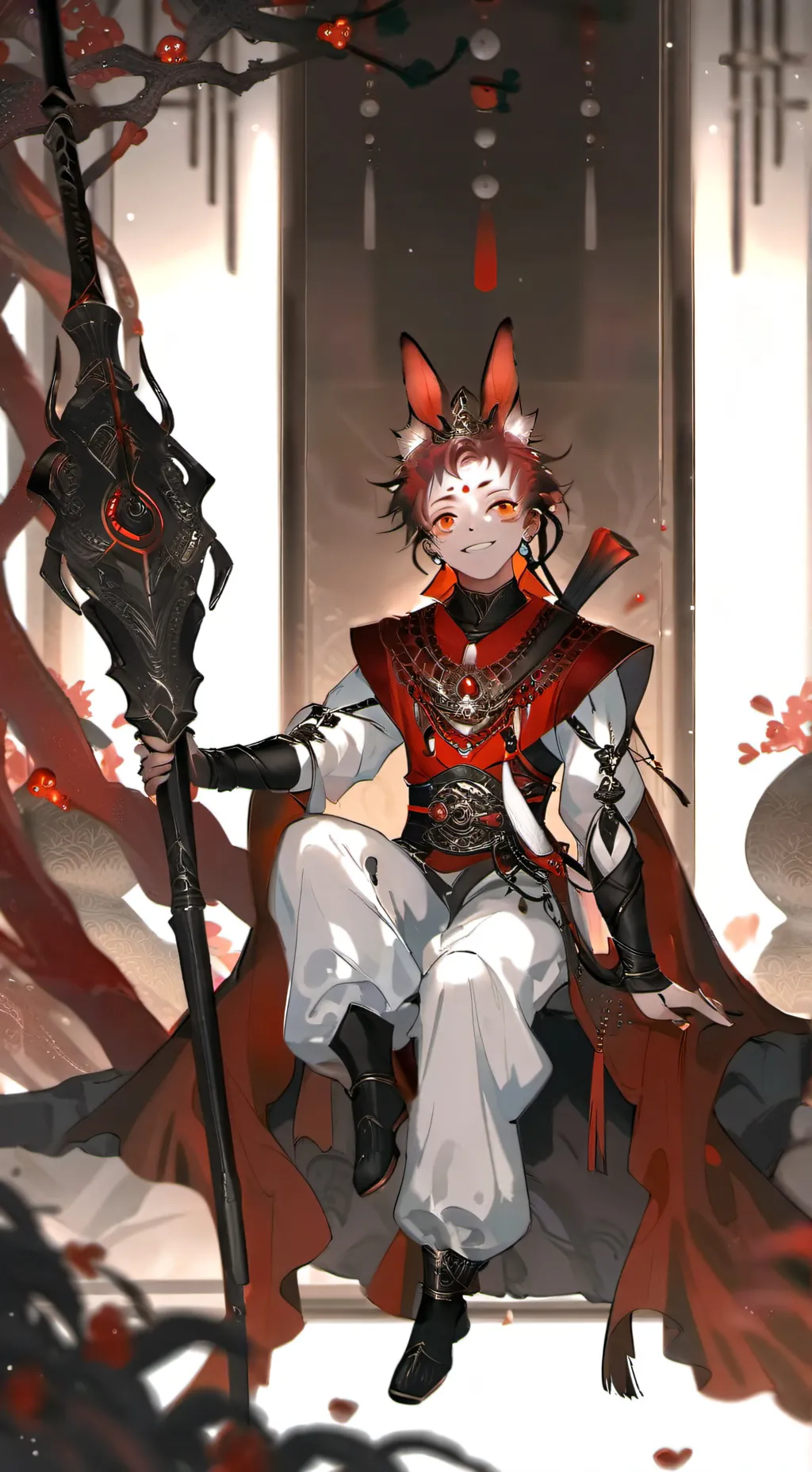 ai character:  hashira meeting  background