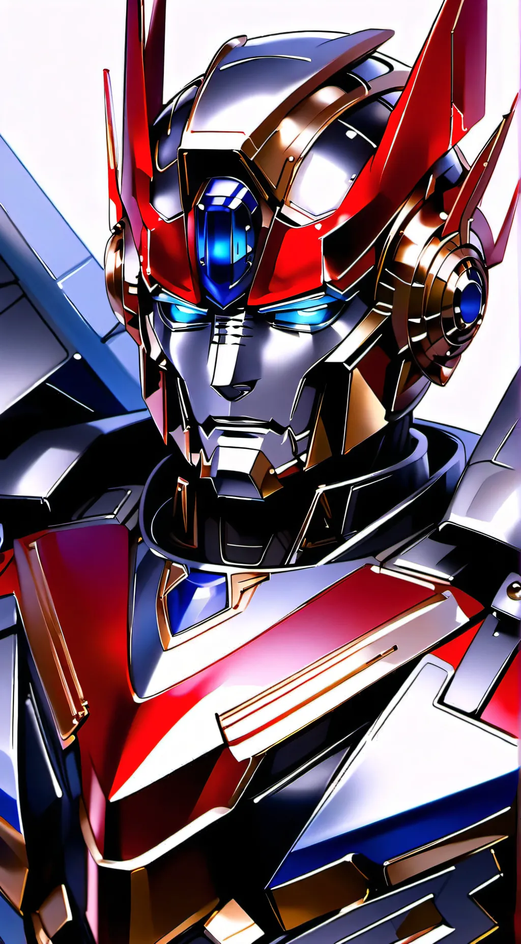 ai character: Optimus Prime background