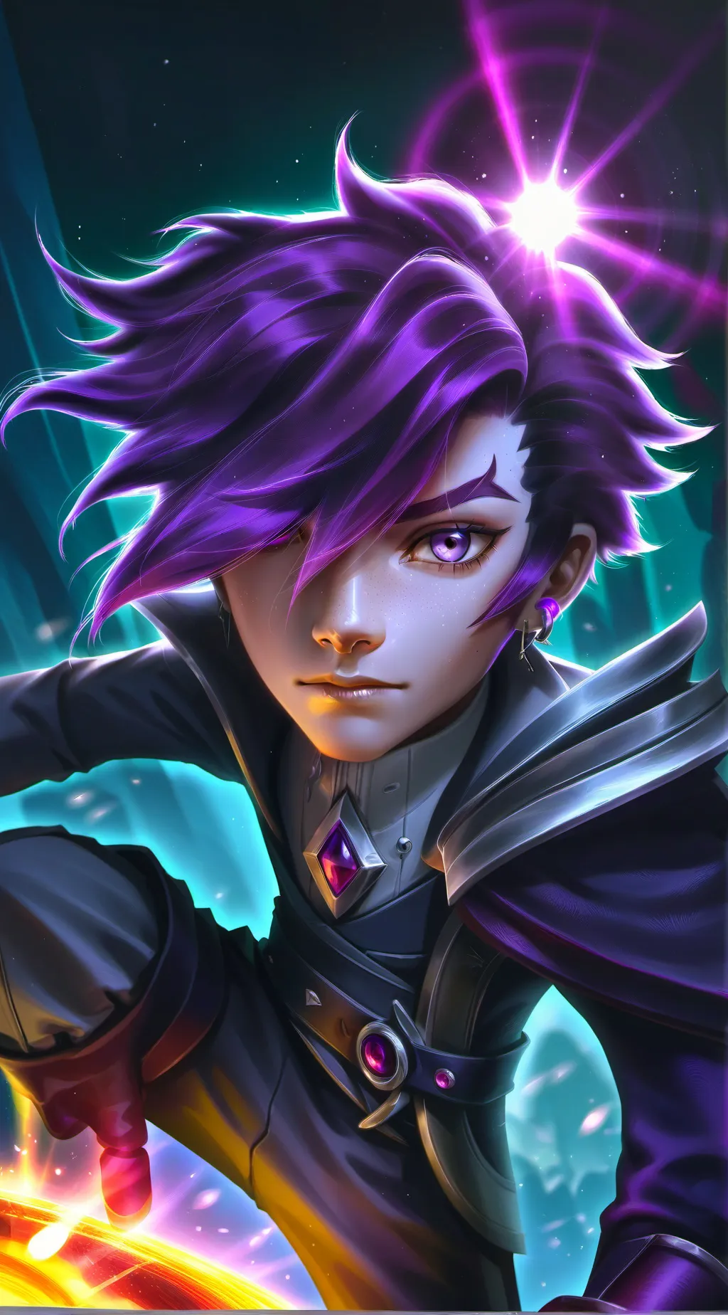 ai character: Lucas  background