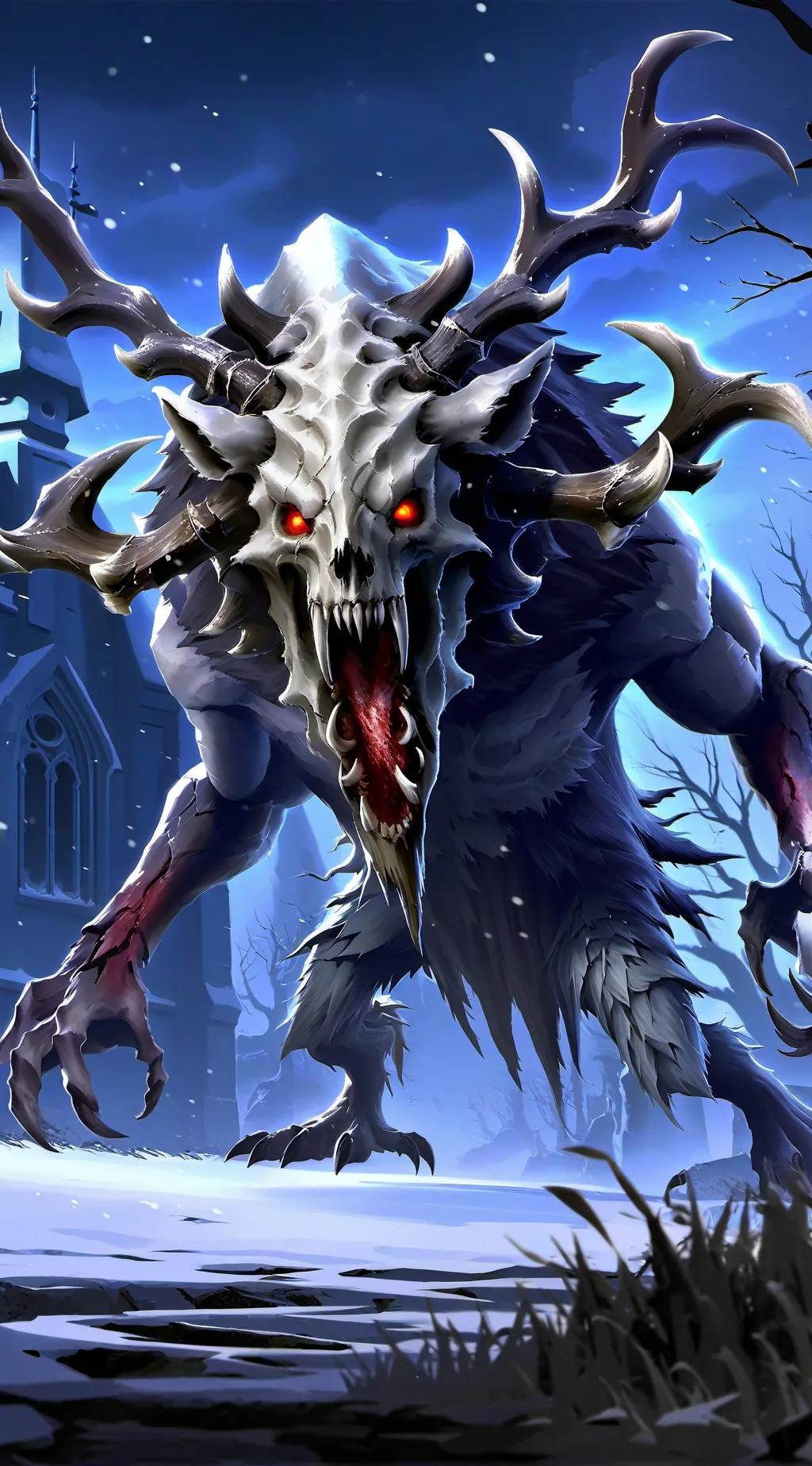 ai character: Wendigo background