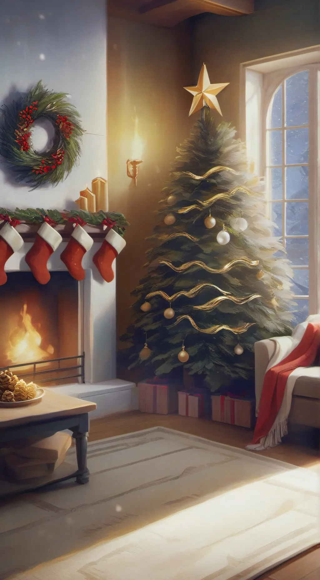 ai character: ♥ Christmas ♥ background