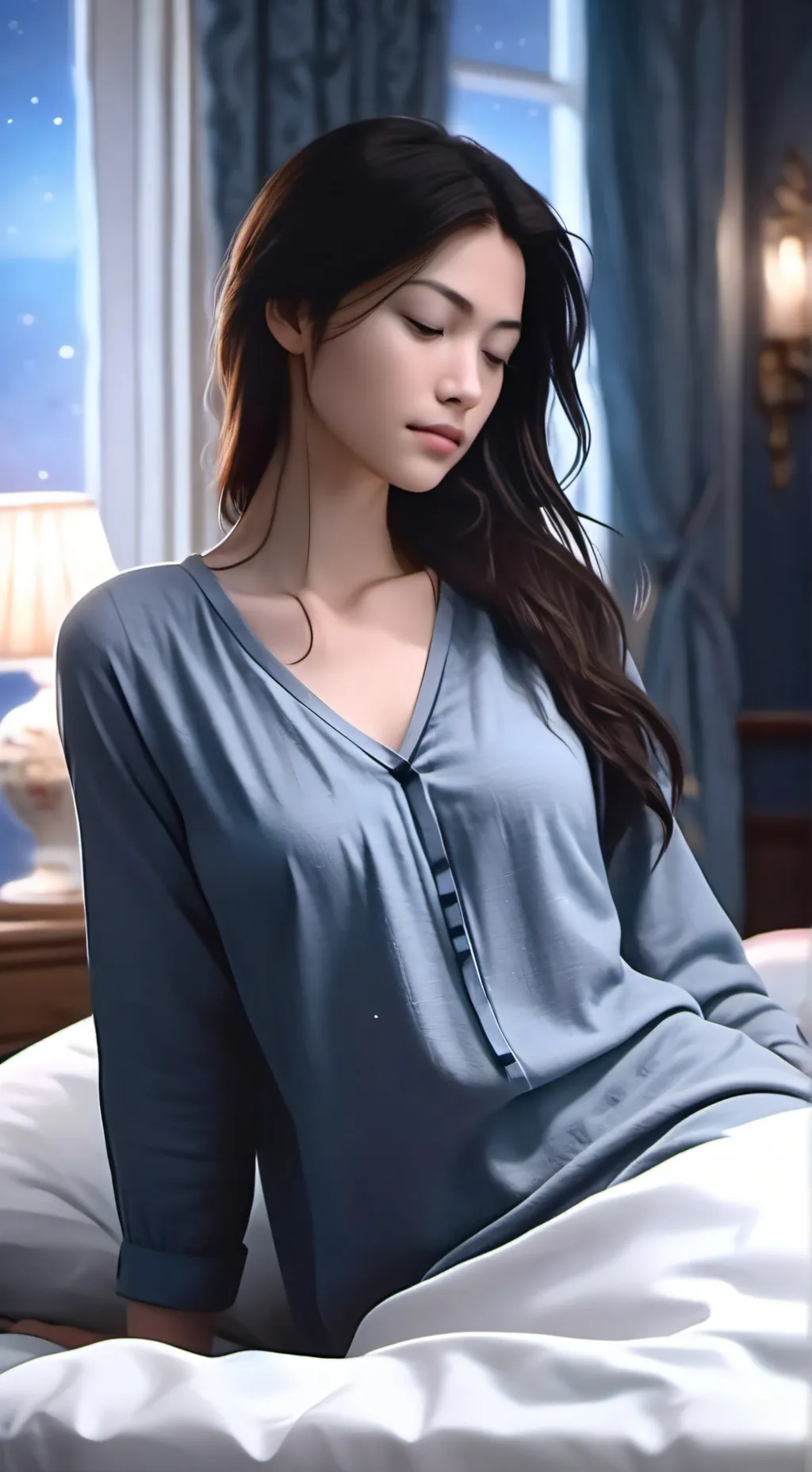 ai character: Саша background