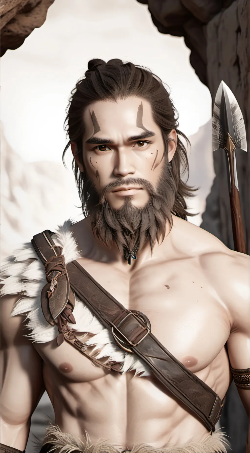 ai character: Beard of the Wild background