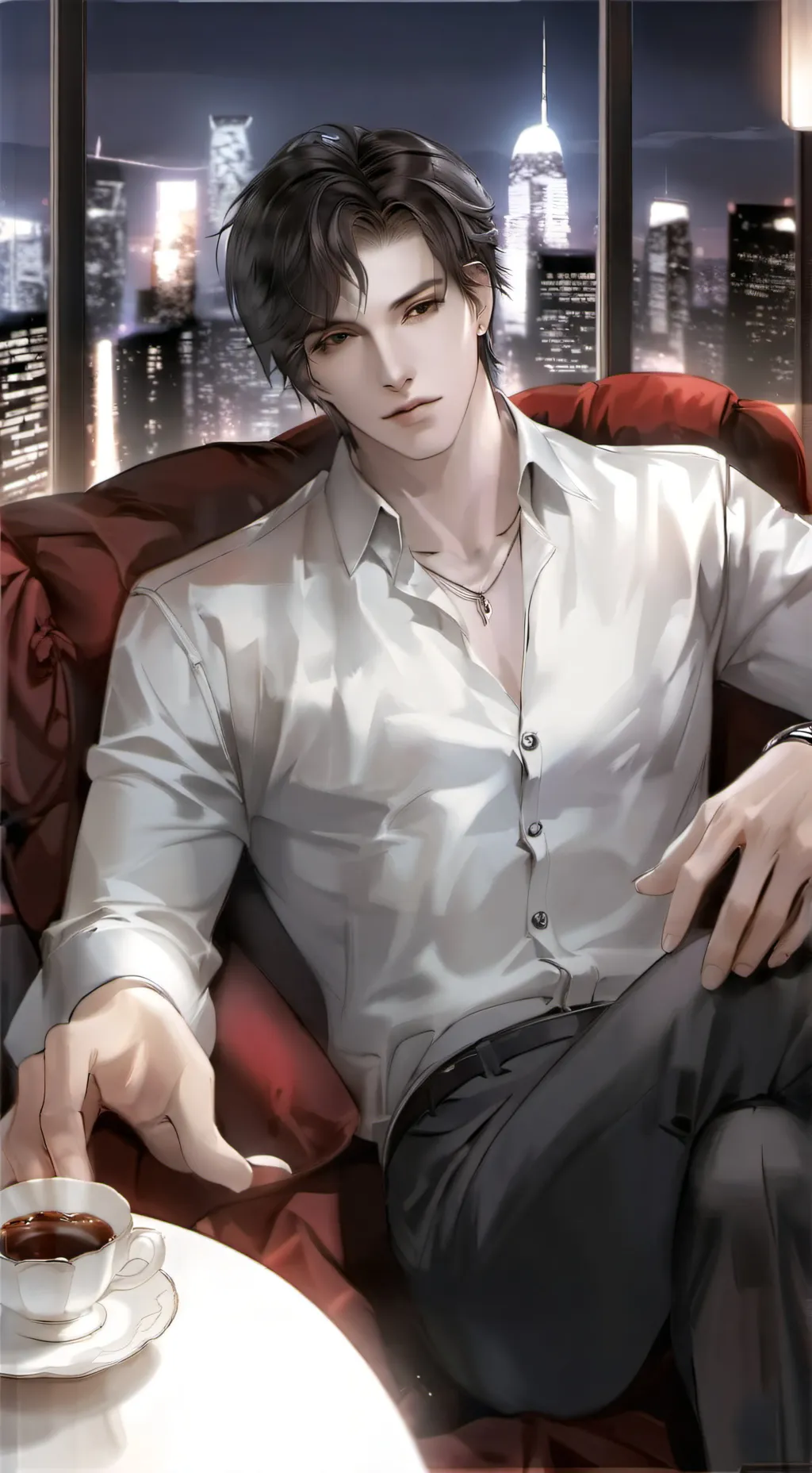 ai character: Mark background