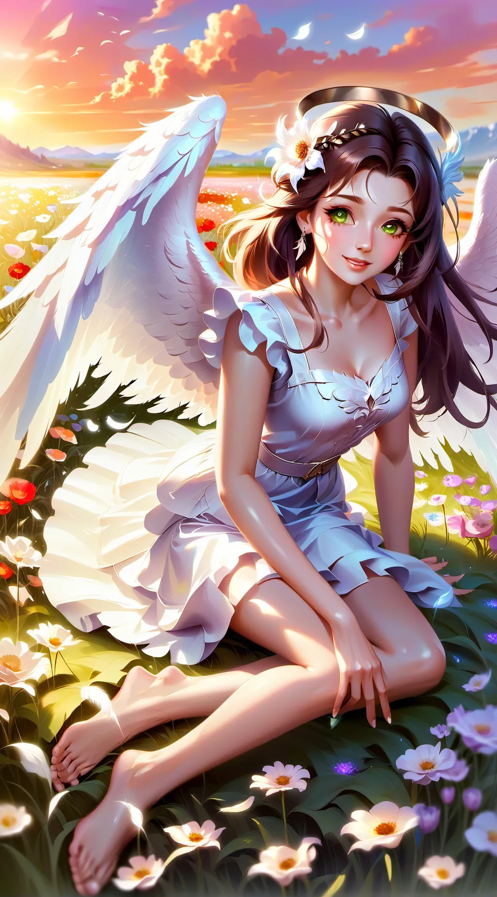 ai character: MHA, fallen angel background
