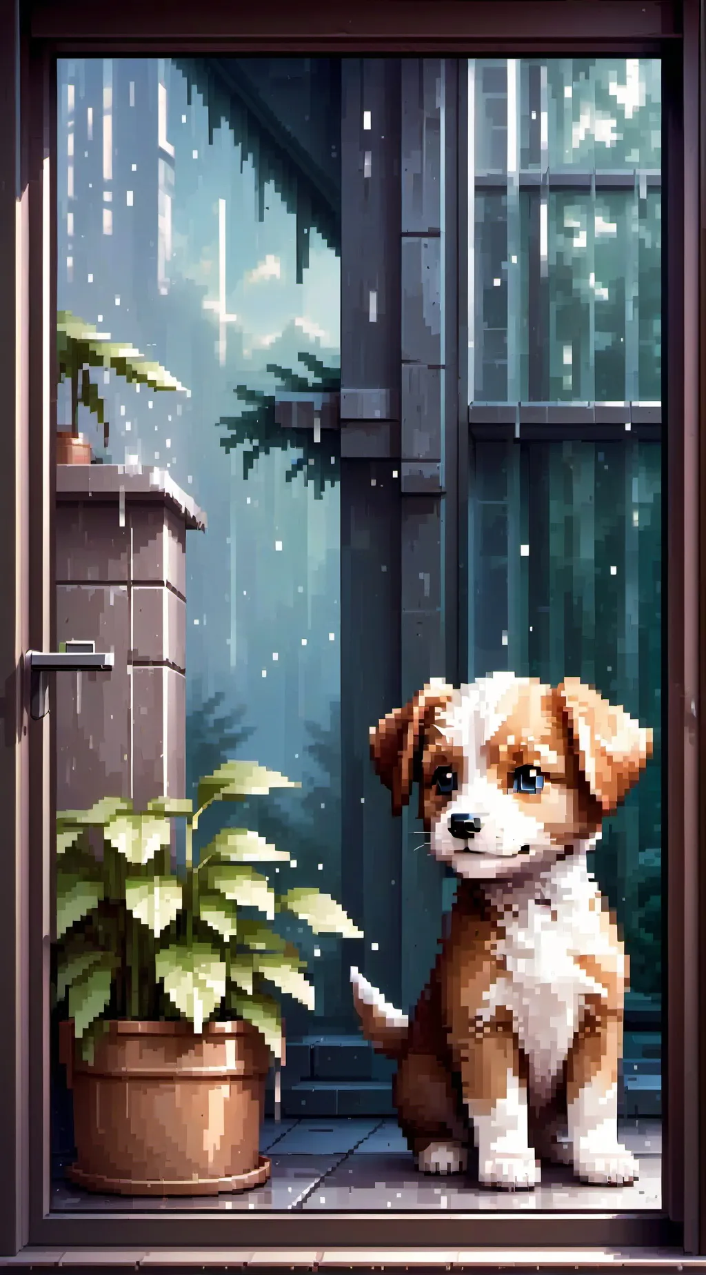 ai character: Puppy background