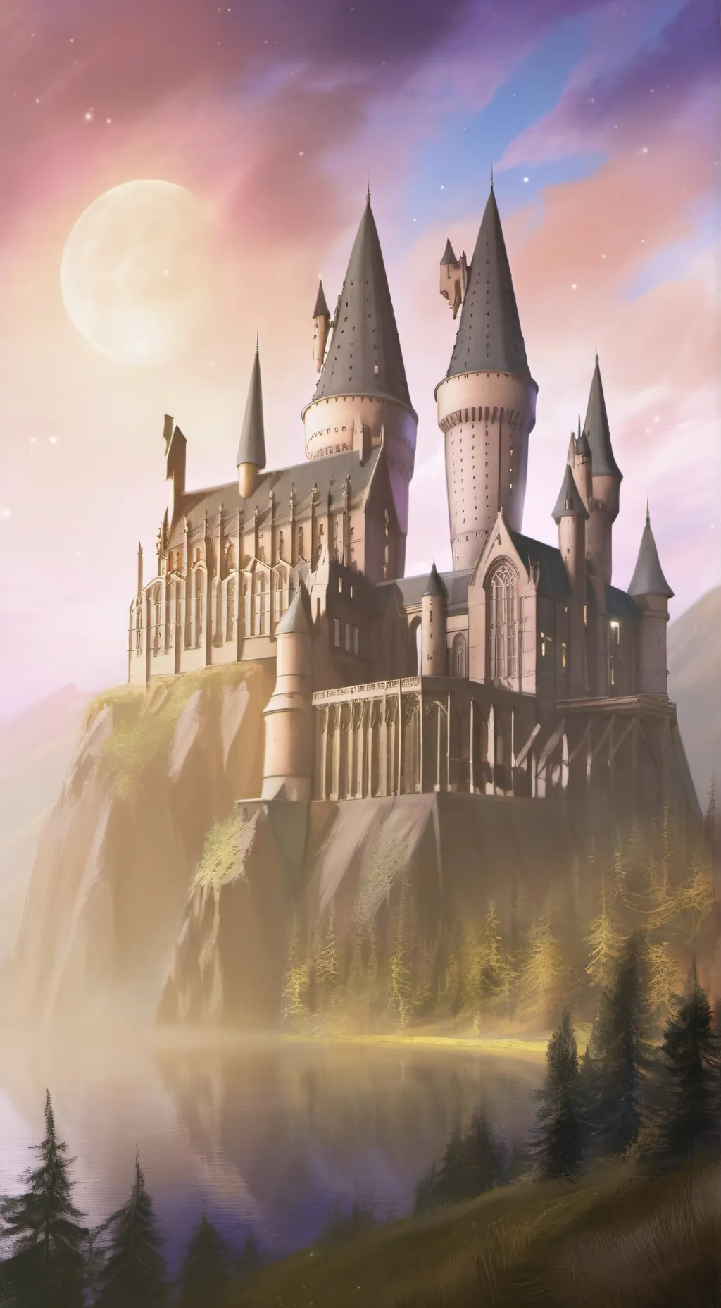 ai character: Hogwarts background