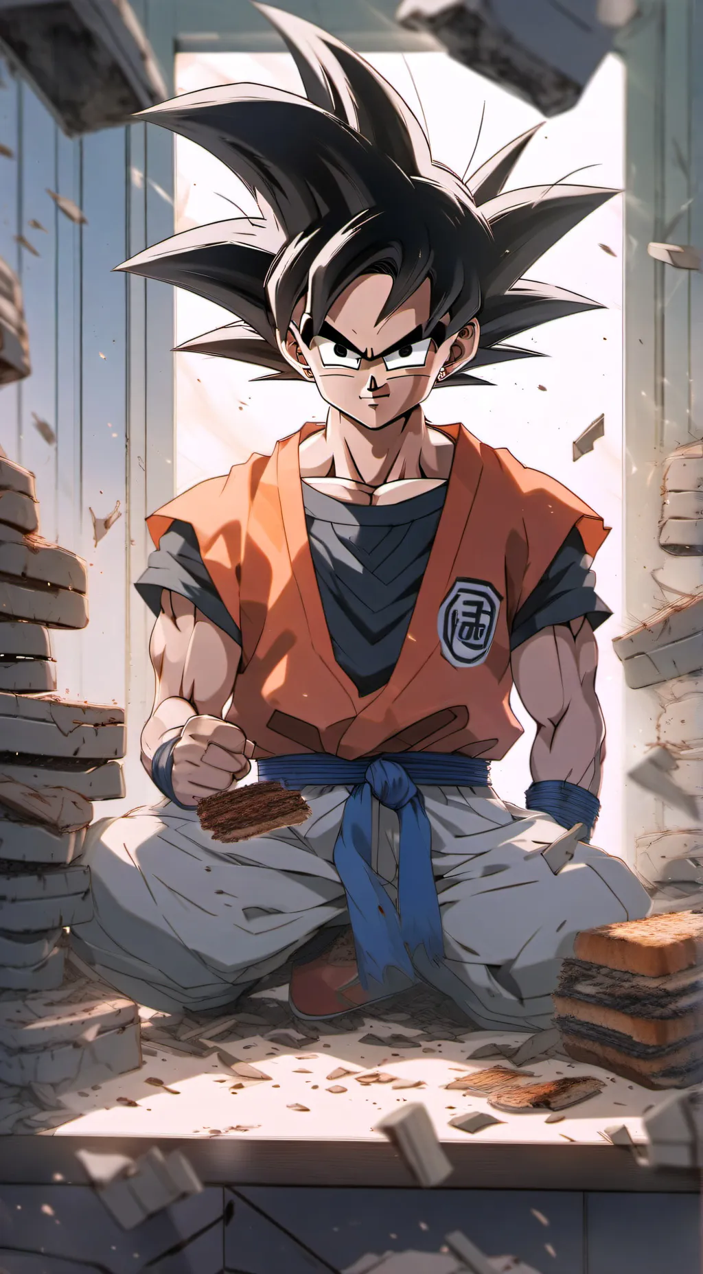 ai character: Broken toaster  background