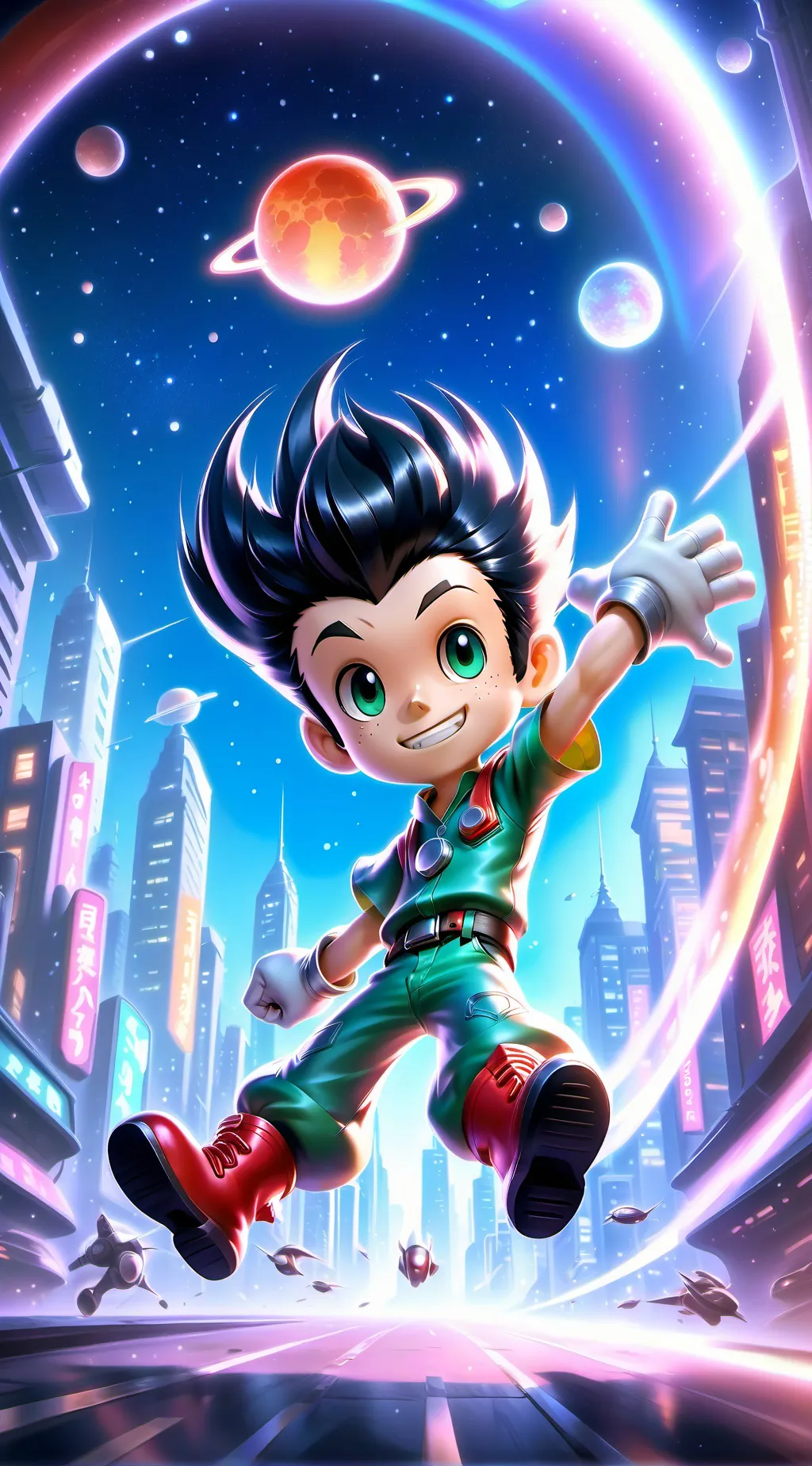 ai character: astro background