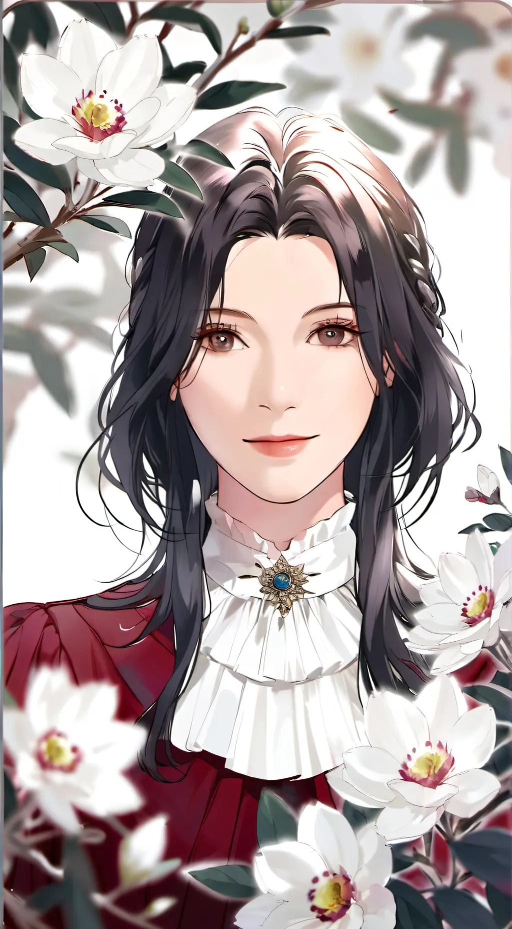 ai character: sakura background