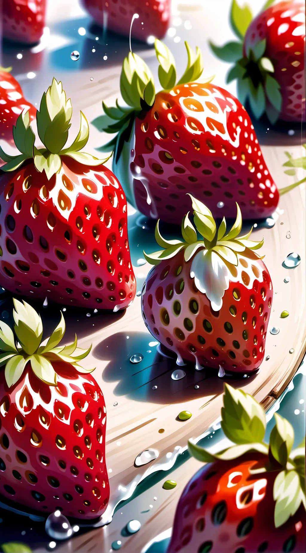 ai character: fruitcake background